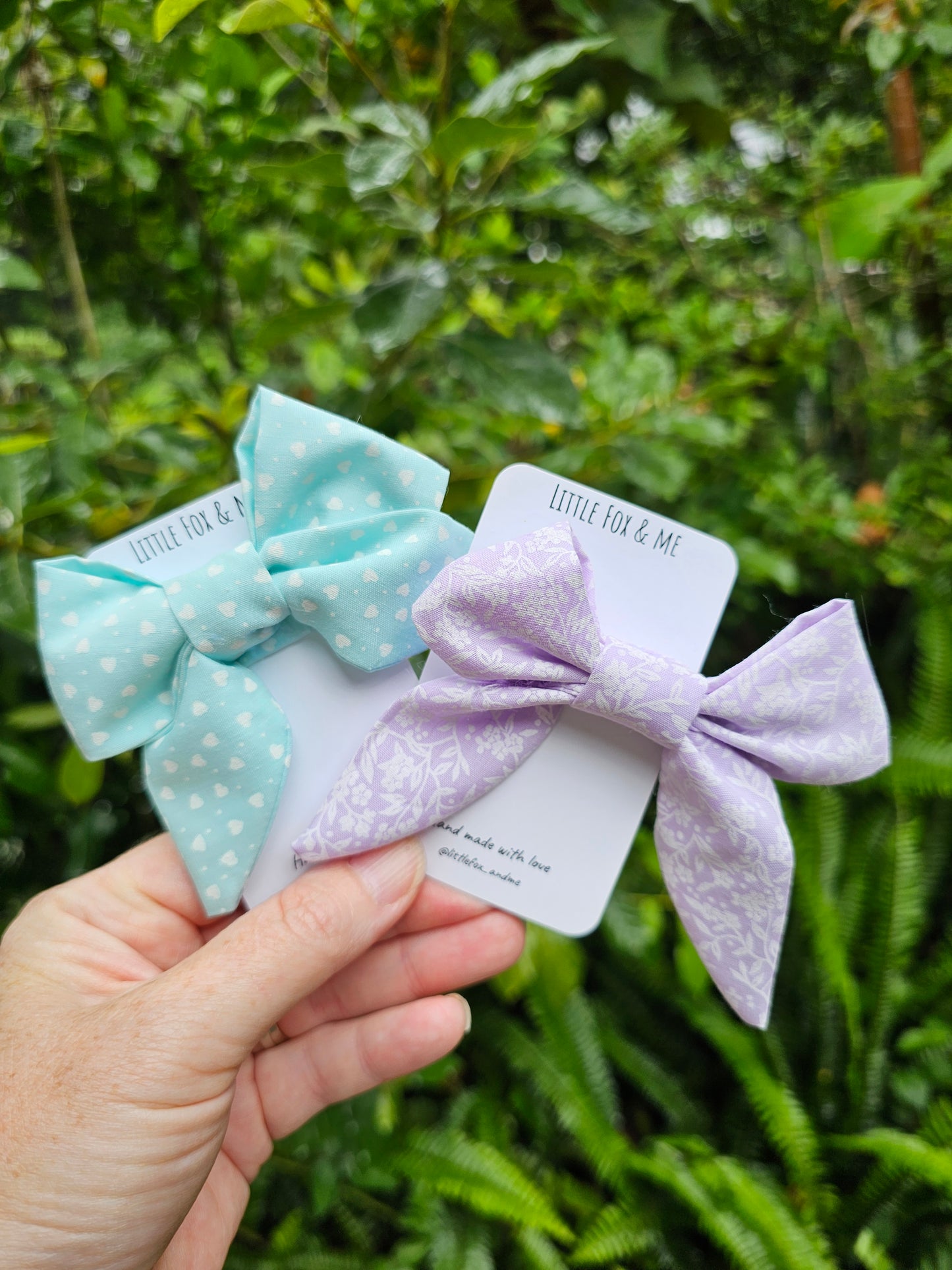 Mini hair bows